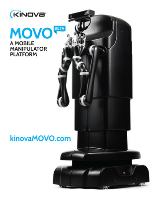 MOVOBETA is a mobile manipulator platform designed to aid researchers and enable the discovery of innovative approaches and applications for mobile manipulation. An unprecedented convergence of features. MOVO will offer a unique combination of performance, scalability, modularity, configurability and openness. (CNW Group/Kinova Robotics)