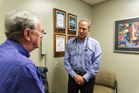 Joining the MDVIP network in 2007 has enabled Dr. Lawrence Gassner (right), an internist in Phoenix, Ariz., to spend much more time with patients compared to a traditional practice and provide them highly individualized preventive care. Credit: MDVIP