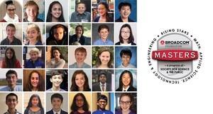 Thirty of the Nation's Brightest Middle School STEM Students Named 2017 Broadcom MASTERS Finalists