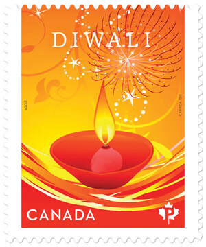 Canada Post and India Post mark Diwali, Festival of Lights - Joint stamp issue is a historic first for these two postal services