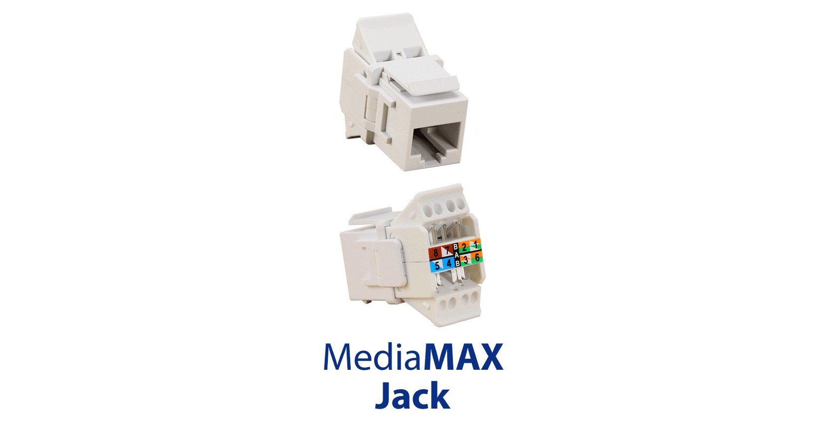 MediaMAX™ Toolless CAT6 Data Jack