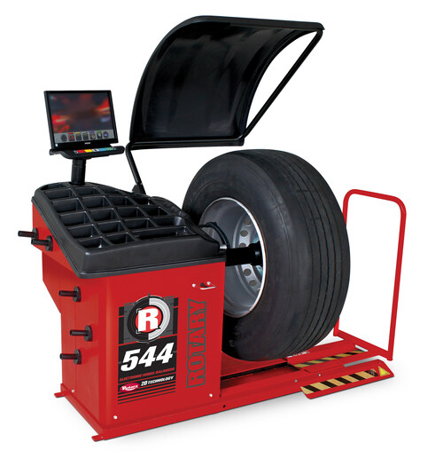 Balance Wheels Quickly with the New Rotary R544 Pro Truck 2D Wheel Balancer