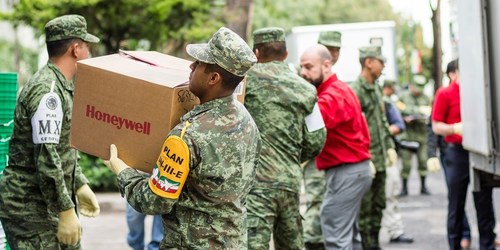 Honeywell donated $400,000 in personal protective equipment to the Mexico Secretaría de la Defensa Nacional to support rescue and relief efforts following this week’s devastating earthquake in Mexico.