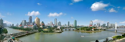 Vista de la ciudad de Ningbó (PRNewsfoto/Information office of Ningbo Mu)