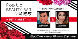 KISS Products, Inc. Opens Its First-Ever Pop Up Beauty Bar In New York City