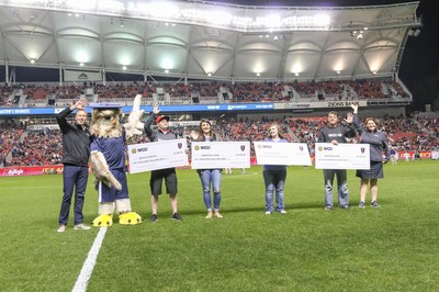 Western Governors University (WGU) and Real Salt Lake (RSL) teamed up to grant scholarships worth a year's tuition to four local students last Friday.