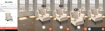 Envisioned by The Mine allows users to view digital products from The Mine, a premier online destination for luxury home furnishings and Lowe's Company, at scale, in their own space, leveraging new augmented reality capabilities Apple introduced with ARKit.