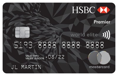 La carte Mastercard HSBC Premier World Elite (Groupe CNW/HSBC Bank Canada)