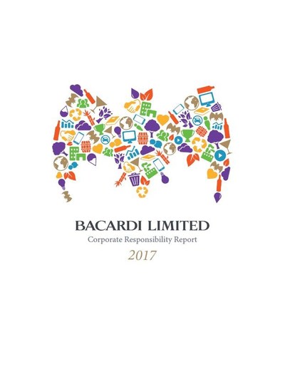 Cover of Bacardi Limited FY17 Corporate Responsibility (CR) Report.