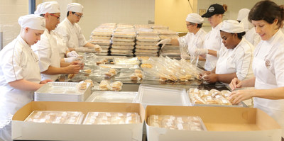 A small act can make a big difference. The French Pastry School in Chicago baked day/night making 60,000 cookies that traveled 2,400 miles to be personally delivered to those stranded in shelters as a result of Hurricanes Harvey and Irma.