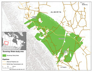 New assessment targets marketable oil and gas resources in Alberta's Duvernay Shale region