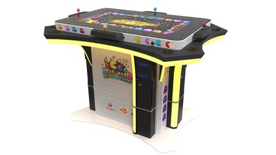 PAC-MAN Battle Casino custom designed as a competitive multiplayer wagering game on the Gamblit Gaming Model G(tm) interactive tables