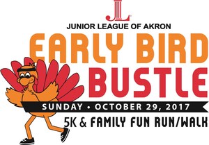 The Junior League of Akron Hosts Fourth Early Bird Bustle 5k and Family Fun Run/Walk and Fall Festival in October Supporting the Fight against Childhood Obesity