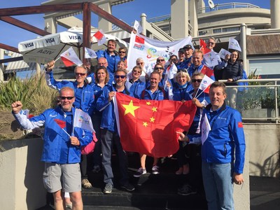 A tripulação do Sanya Serenity Coast (PRNewsfoto/Hainan Provincial Sailing Assoc)