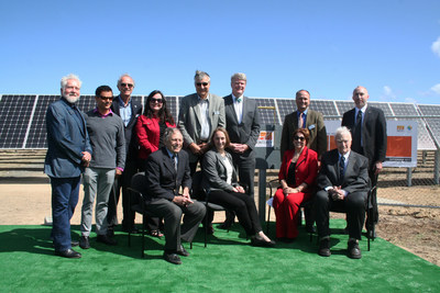 Monterey Regional Airport Board of Directors, Community Leaders, and OpTerra Team celebrate the Big Switch to on-site solar on Thursday, September 21, 2017.