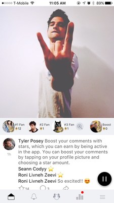 Actor/Singer Tyler Posey launches free mobile app via escapex, celebrates launch of new app by inviting one lucky fan to meet for a jam session and lunch