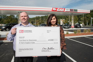 BJ's Wholesale Club Donates a Year's Supply of Gas to the Food Bank for Westchester