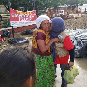 Helping Hand USA Emergency Team in Mexico: Providing Food Packages, Blankets and Tarps