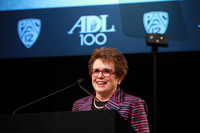 Tennis legend Billie Jean King, who spoke at an ADL event in 2013, is an inaugural member of ADL's Sports Leadership Council.