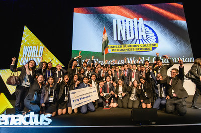 Team India Wins Enactus World Cup 2017 (CNW Group/Enactus Global)