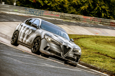 2018 Alfa Romeo Stelvio Quadrifoglio sets a Nürburgring record for a production SUV with a 7 minute and 51.7 second lap time