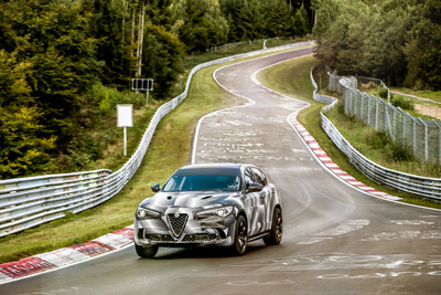 2018 Alfa Romeo Stelvio Quadrifoglio sets a Nürburgring record for a production SUV with a 7 minute and 51.7 second lap time