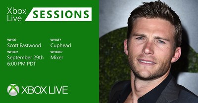 Xbox Live Sessions welcomes Scott Eastwood to the set to play Cuphead on September 29 at 6 p.m. PST.