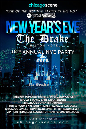 New Year's Eve Party 2018 at the Drake Hotel Chicago Hosted by Chicago Scene