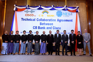 Technical Collaboration Agreement between CB Bank and Cisco, NEX4 as local partner of Cisco