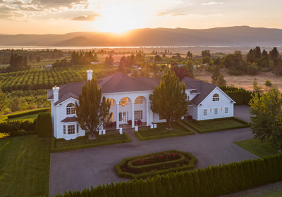 Situated on 14.5 beautiful acres with views of Okanagan Lake, this luxury home in Kelowna, British Columbia is schedule for sale at a live auction on October 5, 2017. The tri-level home was previously asking $6.5 million CAD, but will now be sold without reserve. Platinum Luxury Auctions and The Garage Sale Luxury Auction House are working in cooperation with listing agent Jane Hoffman of Coldwell Banker Horizon Realty for the sale. More at KelownaLuxuryAuction.com.