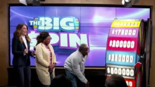 Video: Joseph Buwah of Mississauga spins THE BIG SPIN Wheel at the OLG Prize Centre in Toronto. Buwah was the third person to win a top prize with OLG’s new INSTANT game – THE BIG SPIN.