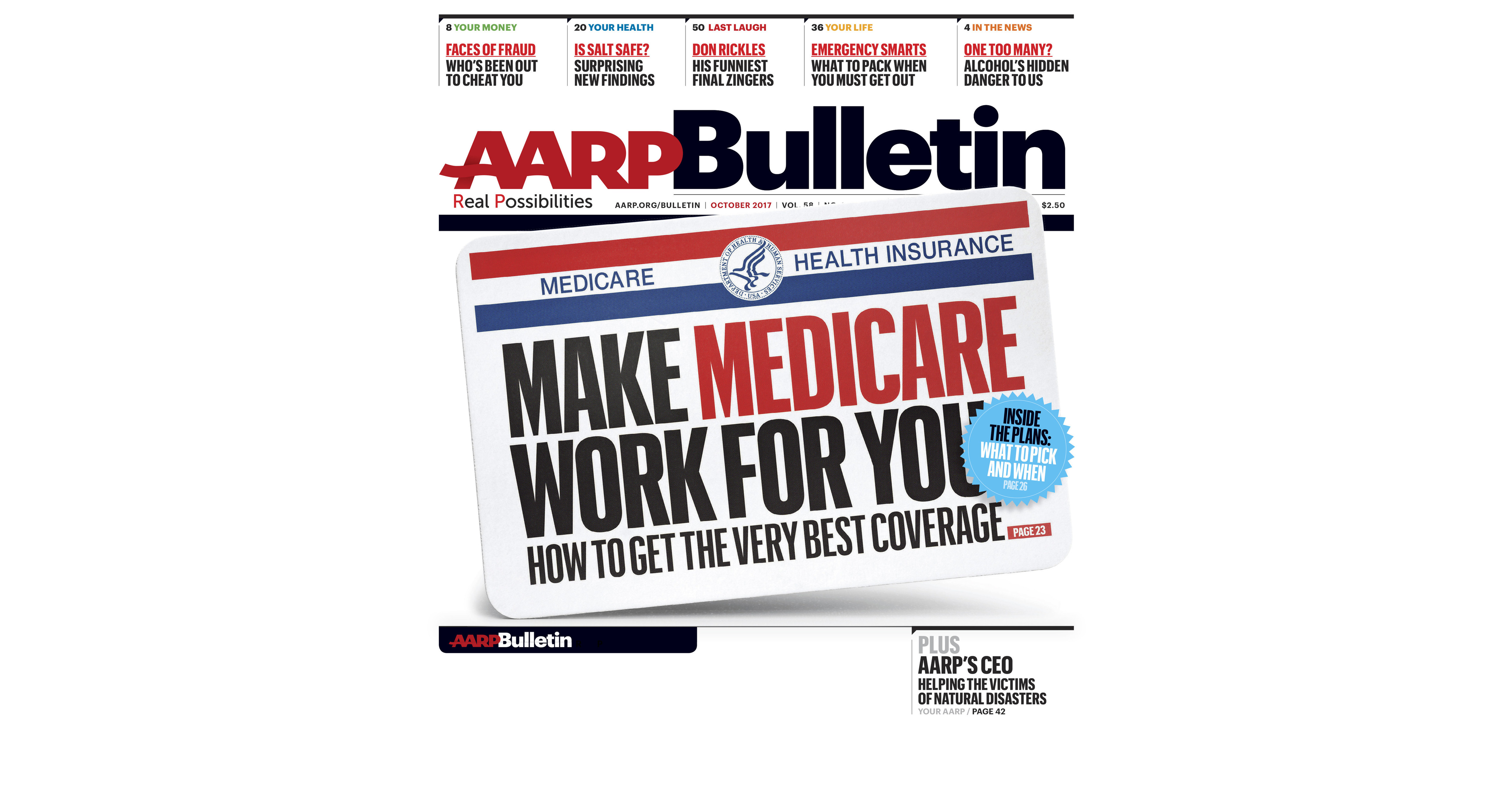 October AARP Bulletin Reveals How to Get the Best Medicare Coverage At