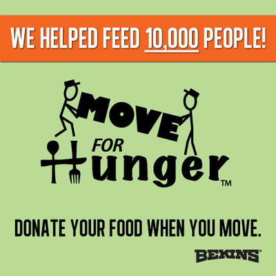 Move for Hunger Recognition of Bekins Northwest