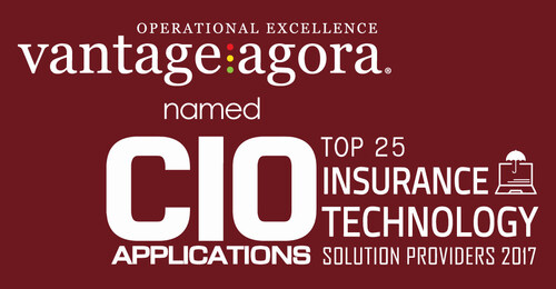 Vantage Agora named Top 25 Insurance Technology Solution Provider