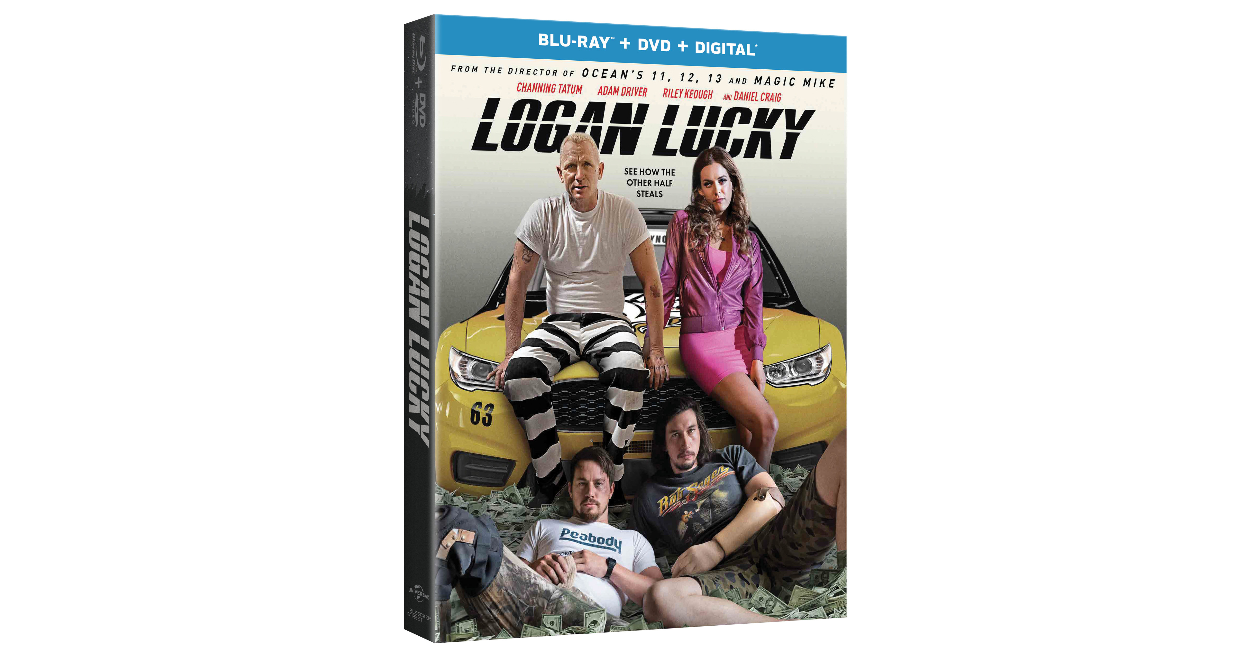 From Universal Pictures Home Entertainment: Logan Lucky