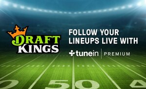 DraftKings Advances Footprint in Streaming Space With TuneIn Partnership