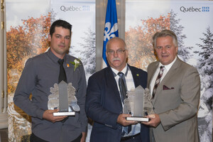 Prix de reconnaissance des bénévoles en matière de véhicules hors route - Québec rend hommage à M. Mathieu Malenfant et à M. Ghislain St-Pierre de la région du Centre-du-Québec