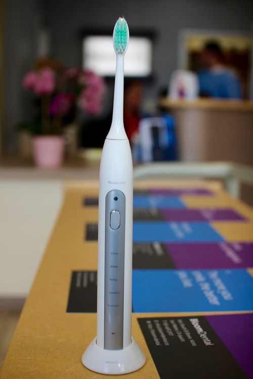 Bloom Dental Group in San Mateo, CA released a new electric toothbrush for their patients as part of a new preventive care dental model.