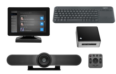 The Mimo Vue Capture Capacitive Touch Display Included in Logitech's New ConferenceCam Premium Kits with Intel NUC, designed make conference rooms integrated, seamless, and flexible.
