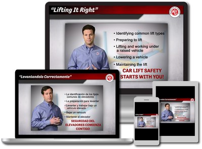 The Automotive Lift Institute (ALI) has updated its popular online lift safety training course Lifting It Right. For the first time, ALI is offering the course in Spanish and in a mobile-friendly format. Learn more at www.autolift.org/ali-store/.