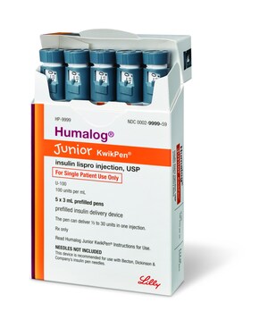 Humalog® Junior KwikPen® Now Available in the U.S. for People with Diabetes