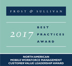 Astea International Earns Frost &amp; Sullivan Customer Value Leadership Award for Its Innovative Mobile Workforce Management Application