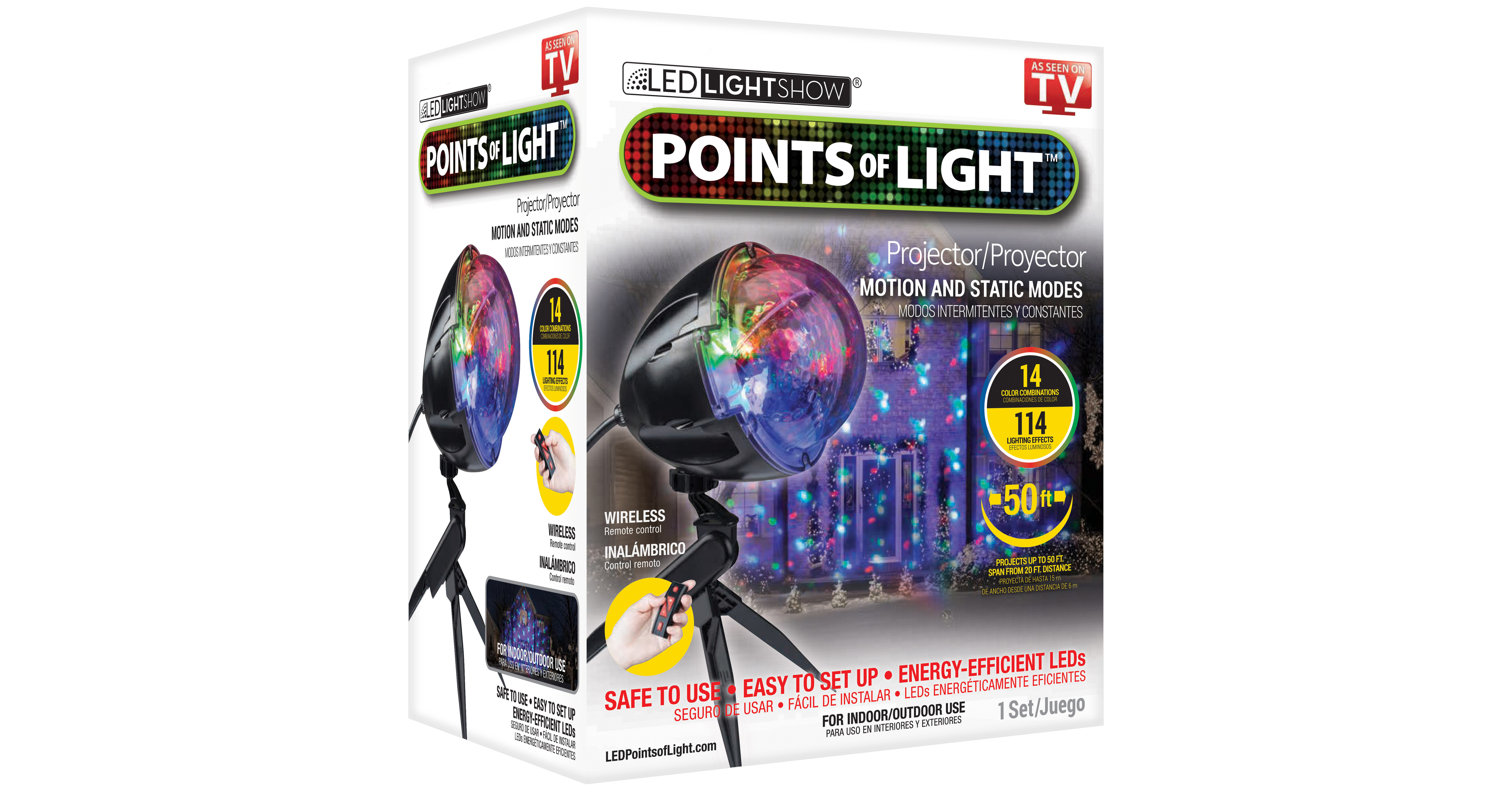 Christmas Lightshow Points of Light Projector with Remote - 114