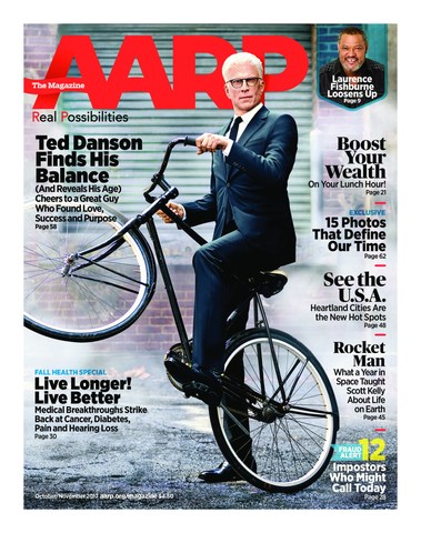 AARP The Magazine October/November Issue Featuring Ted Danson