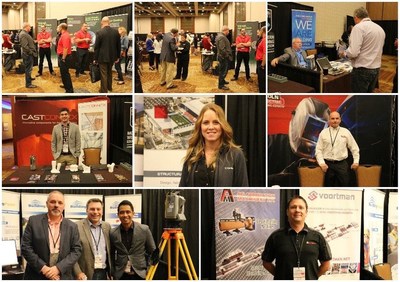 Delegates and exhibitors mingle at the CISC Steel Conference (CNW Group/Canadian Institute of Steel Construction)