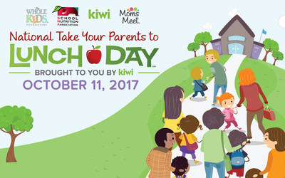 KIWI Magazine and the School Nutrition Association Champion Healthy School Lunches with National Take Your Parents to Lunch Day 2017