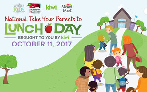 KIWI Magazine and the School Nutrition Association Champion Healthy School Lunches with National Take Your Parents to Lunch Day 2017