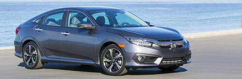 Car shoppers looking for a new compact sedan are encouraged to head over to Matt Castrucci Honda's website to learn all about the 2018 Civic Sedan, shown above.