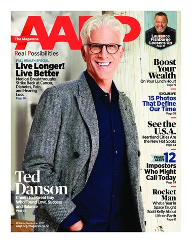 AARP The Magazine October/November Issue Featuring Ted Danson