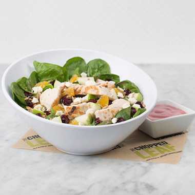 WestJet has partnered with fresh casual restaurant, The Chopped Leaf, to offer the restaurant's whole-foods on board WestJet aircraft. (CNW Group/WestJet)